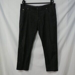 BERTINI - Soft - Stretch | 38 x 34 leg | Classic Black Straight Leg Pants